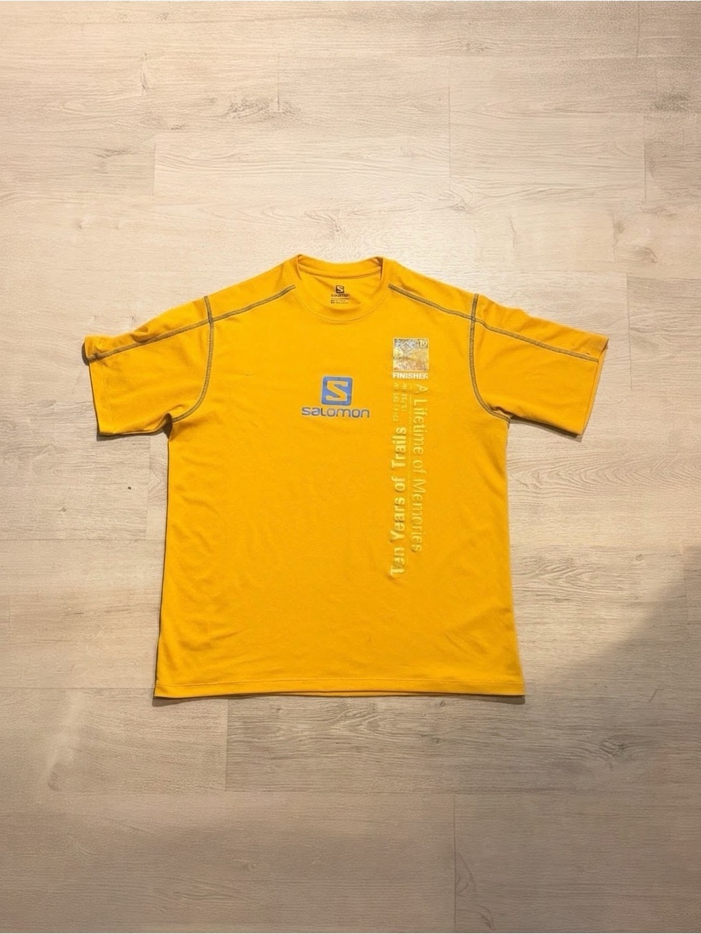 Salomon Trans Alpine Run 2014 Race Tee Marigold M